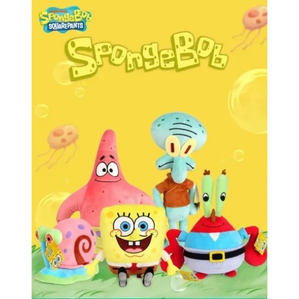 Фото - М'яка іграшка Sponge Bob Гері 50 cm (6928270764559)